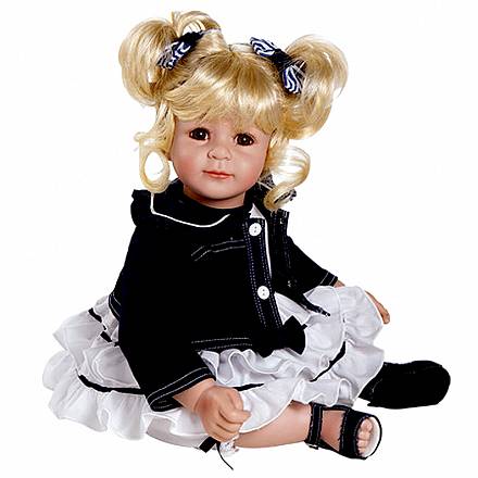 Кукла - Деним и белый, 48 см 